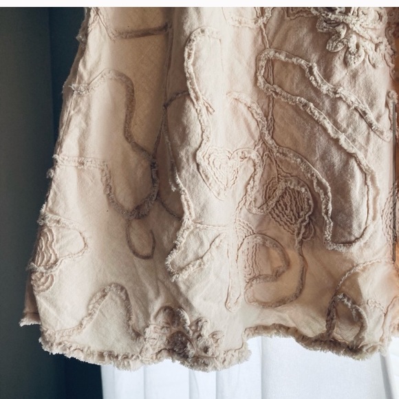 Cream Boho Skirt - Picture 2 of 3